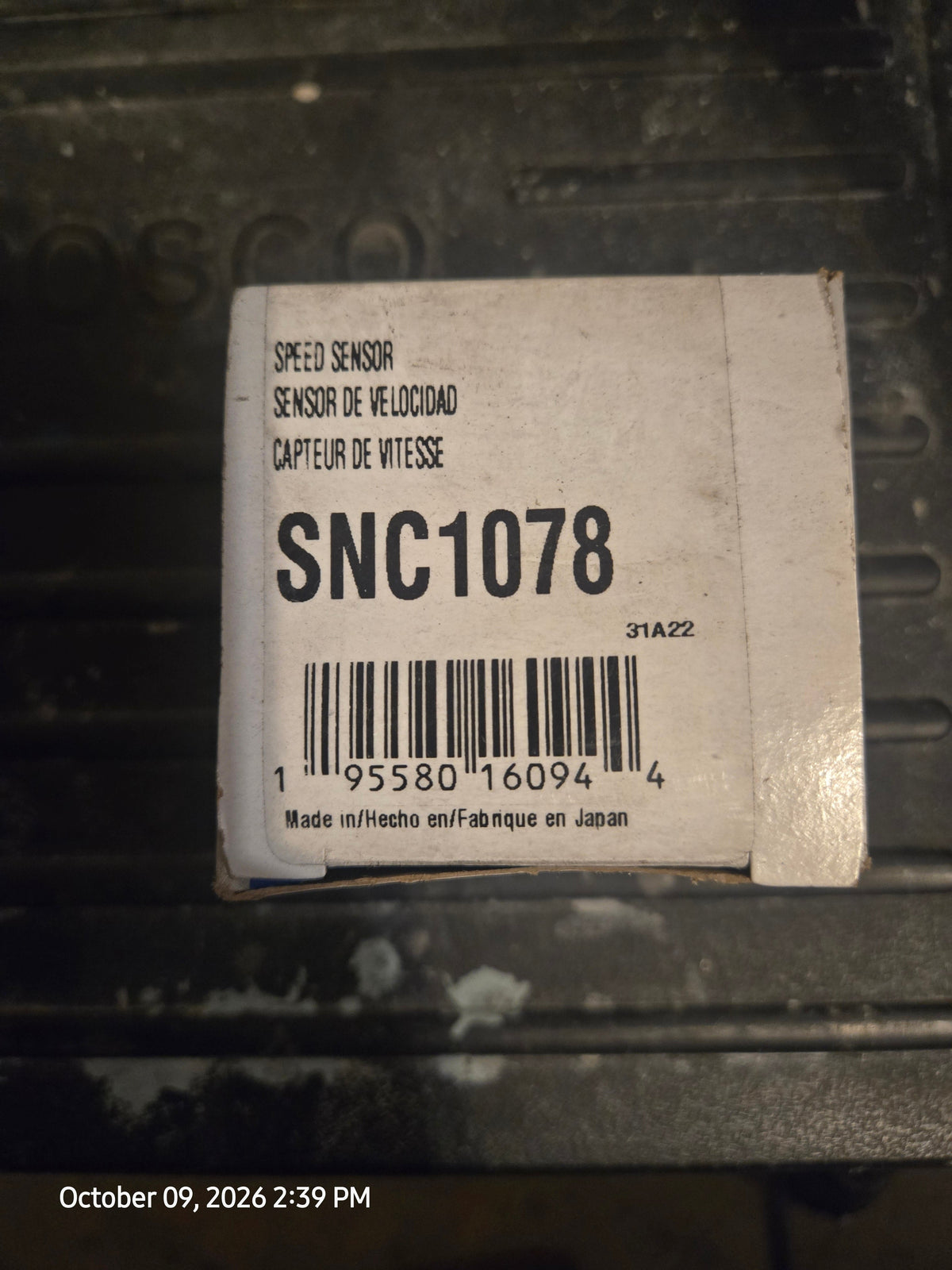 Speed Sensor SNC1078